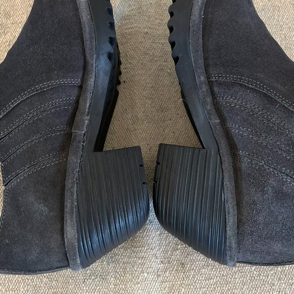 Fly London Woman's Suede Low Ankle Slip-On Wedge Shoes Sz 7 - 7.5 - Picture 7 of 13